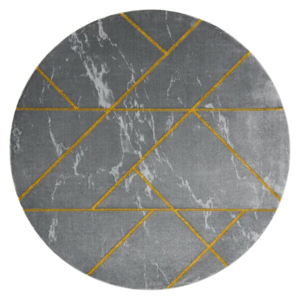 Szőnyeg kerek ESTEMA MARBLEGEO grafitszürke r160