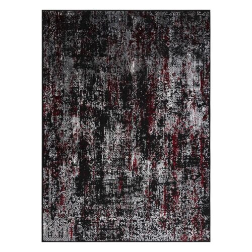 Szőnyeg LEAN ORNAMENT antracitszürke 120x170