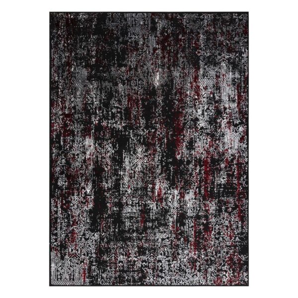 Szőnyeg LEAN ORNAMENT antracitszürke 120x170