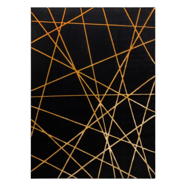 Szőnyeg MOSSE ARTDECO fekete 120x170