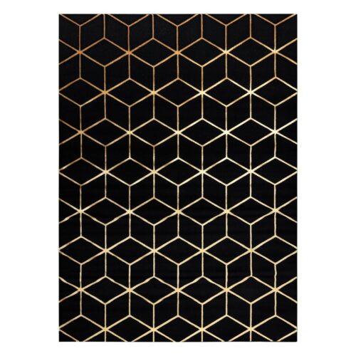 Szőnyeg MOSSE HEXAGON 2 fekete 120x170