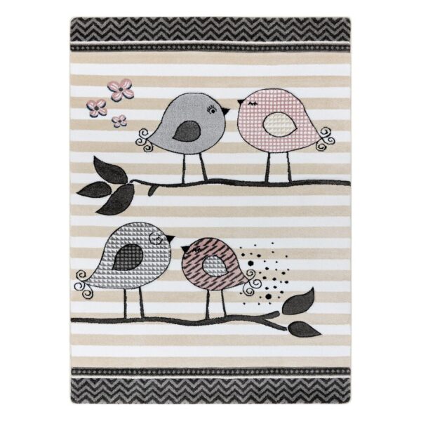 Szőnyeg TINIES BIRDS krémű 140x190
