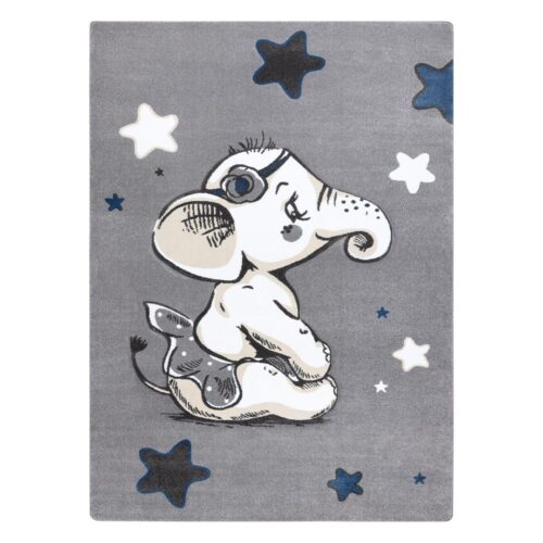 Szőnyeg TINIES ELEPHANT szürke 140x190