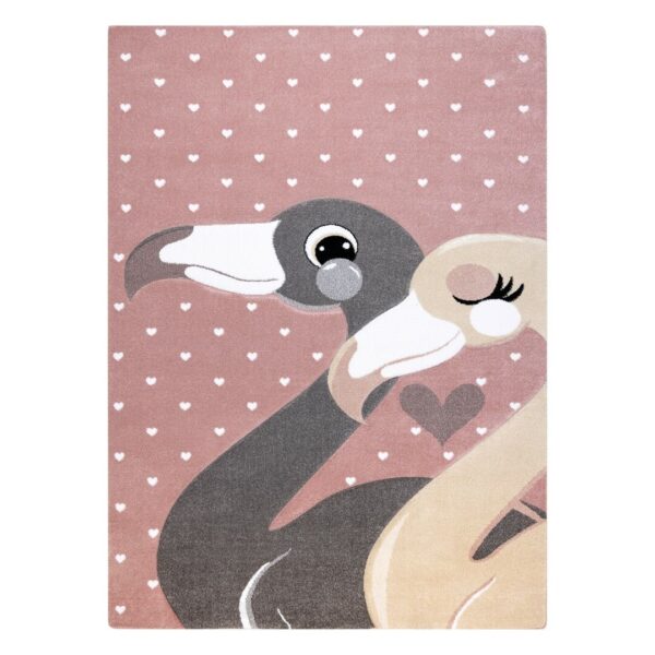 Szőnyeg TINIES FLAMINGOS púderrózsa 120x170