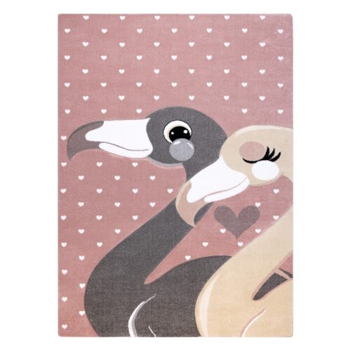 Szőnyeg TINIES FLAMINGOS púderrózsa 80x150