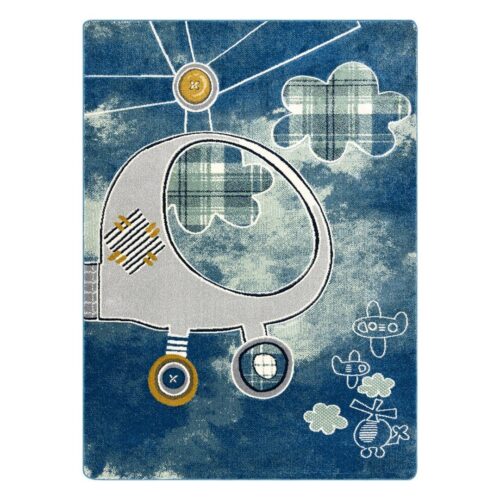 Szőnyeg TINIES HELICOPTER kék 120x170
