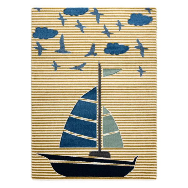 Szőnyeg TINIES SAIL mustársárga 120x170