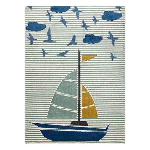 Szőnyeg TINIES SAIL zöld 160x220