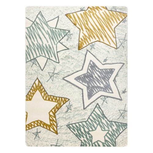 Szőnyeg TINIES STARS zöld 140x190