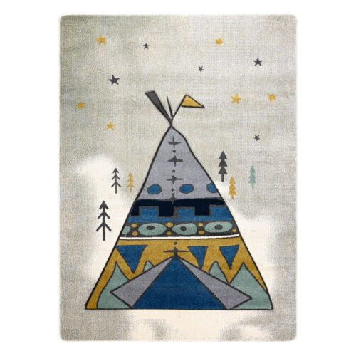 Szőnyeg TINIES TIPI szürke 80x150