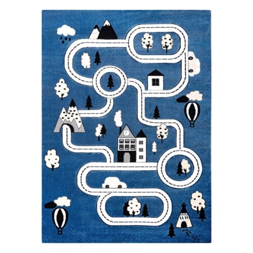 Szőnyeg TINIES TOWN kék 140x190