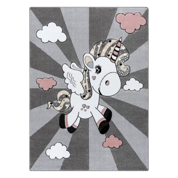 Szőnyeg TINIES UNICORN szürke 160x220