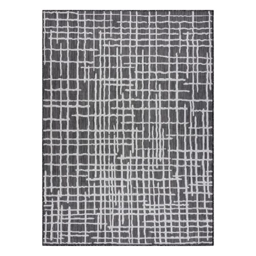 Szőnyeg VINEA LINES fekete 160x220