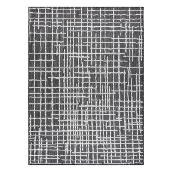 Szőnyeg VINEA LINES fekete 80x150