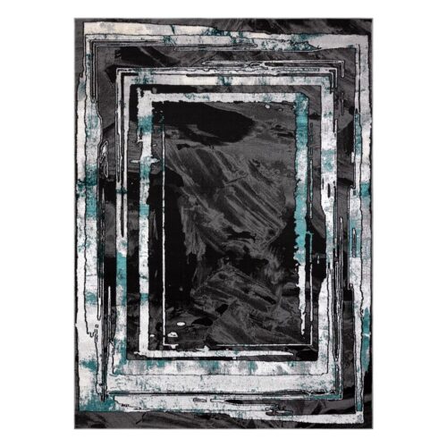 Szőnyeg WELLI FRAME szürke 120x170