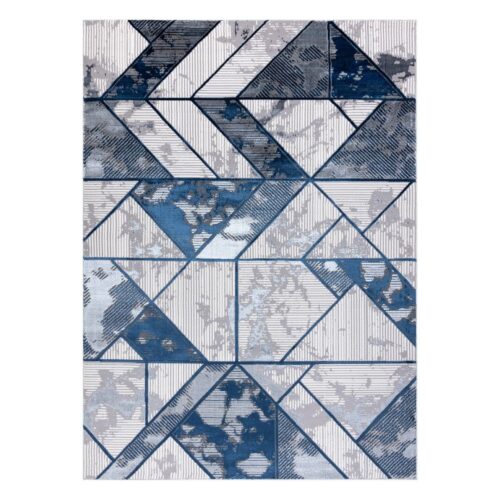 Szőnyeg WELLI GEOMETRIC 2 kék 140x190