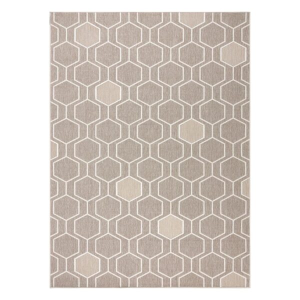 Szőnyeg WINK HEXAGON bézs 140x200