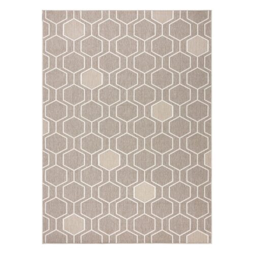 Szőnyeg WINK HEXAGON bézs 160x230