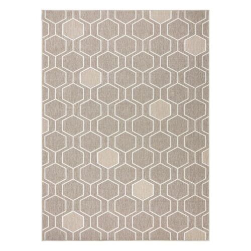 Szőnyeg WINK HEXAGON bézs 80x150