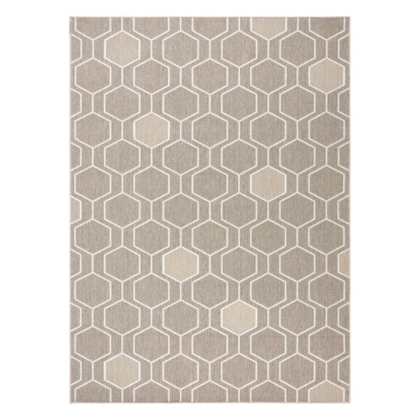 Szőnyeg WINK HEXAGON bézs 80x150
