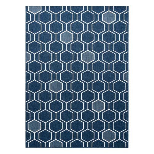 Szőnyeg WINK HEXAGON kék 140x200