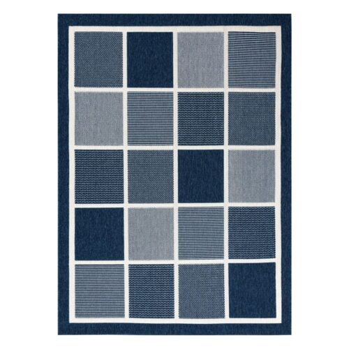 Szőnyeg WINK SQUARES kék 80x150
