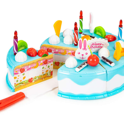 Születésnapi vágható Torta készlet 76db