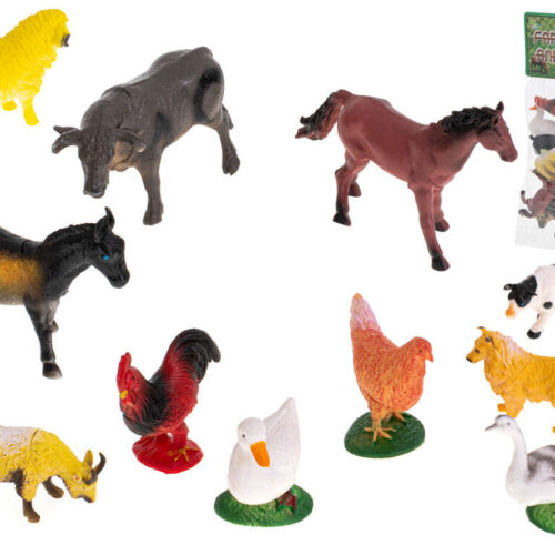 Tanyasi állatok Figura készlet 12db