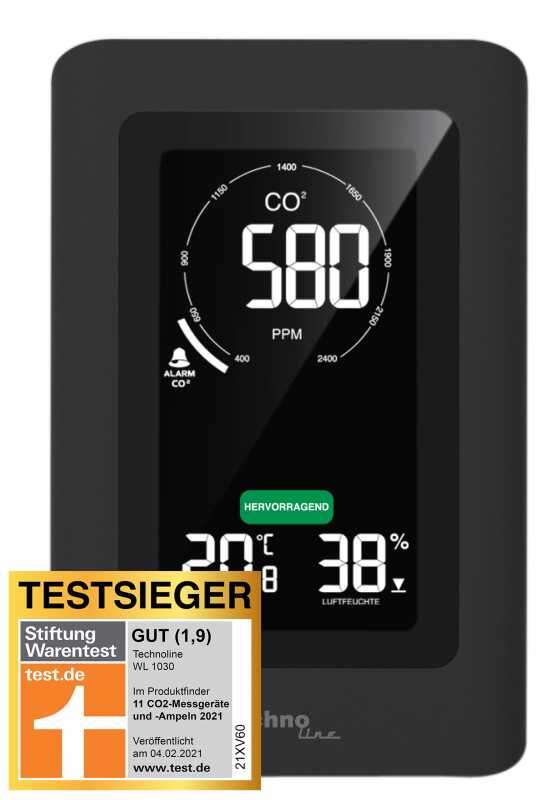 Technoline WL1030 digitális levegőminőség mérő