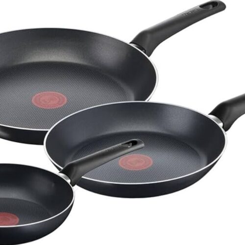 Tefal B5709132 Easy Cooking 3 részes Serpenyőkészlet - fekete