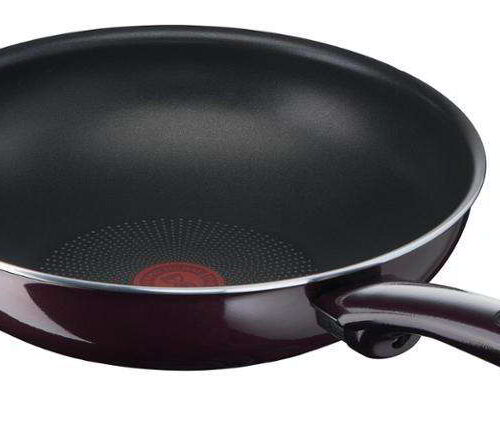 Tefal D5221983 Resist Intense 28cm Wok serpenyő - Bordó