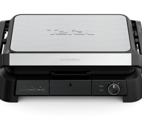 Tefal GC520DE0 SuperGrill XL 3az1-ben Kontakt Grill - Ezüst