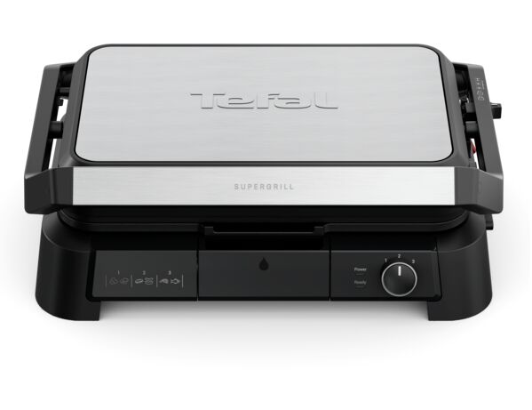 Tefal GC520DE0 SuperGrill XL 3az1-ben Kontakt Grill - Ezüst