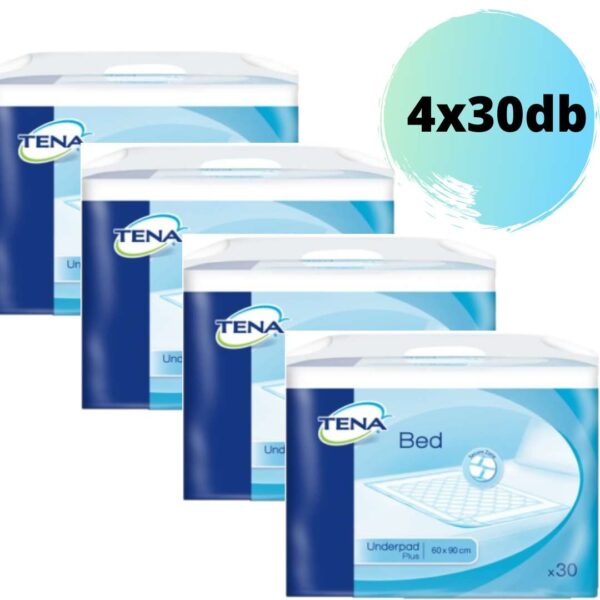 Tena Bed Secure Zone Plus Betegalátét - Nagy kiszerelés 60x90cm (4x30db)