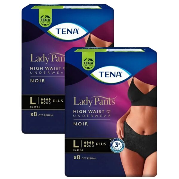 Tena Lady Pants Plus Noir Inkontinencia-fehérnemű magasított deré...