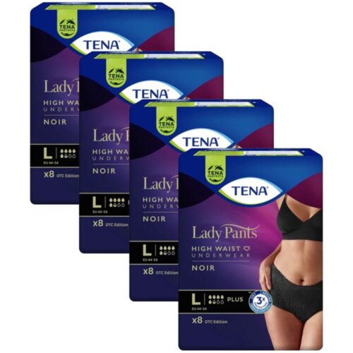 Tena Lady Pants Plus Noir Inkontinencia-fehérnemű magasított deré...