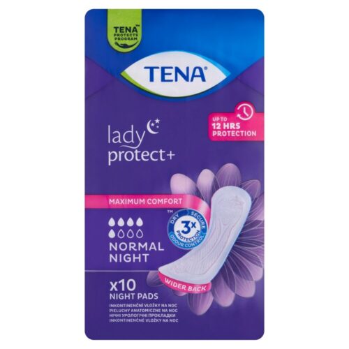 Tena Lady Protect+ Normal éjszakai inkontinencia Betét 10db