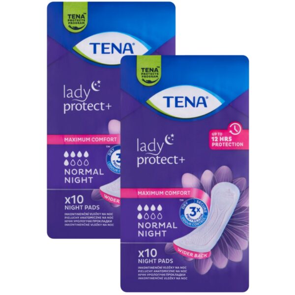 Tena Lady Protect+ Normal éjszakai inkontinencia Betét 20db