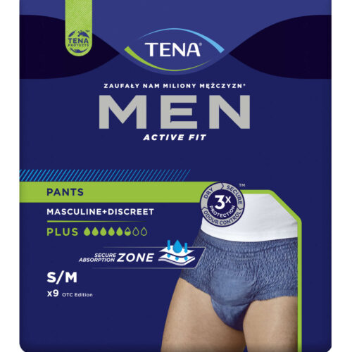 Tena Men Active Fit Pants Plus Inkontinencia-fehérnemű S/M 9db -...
