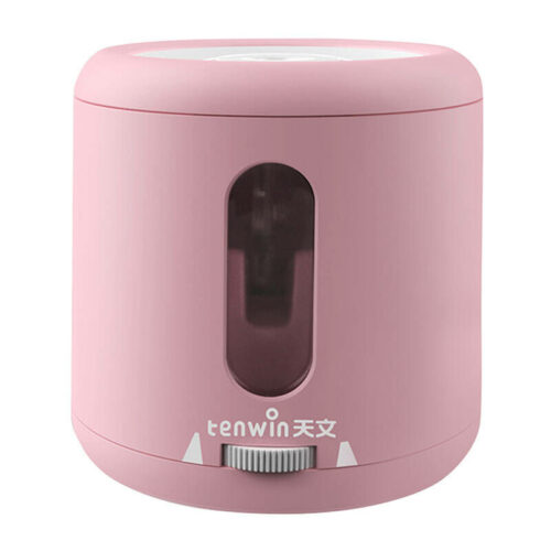Tenwin 8035-4 akkumulátoros/USB elektromos hegyező tartályos (rózsaszín)