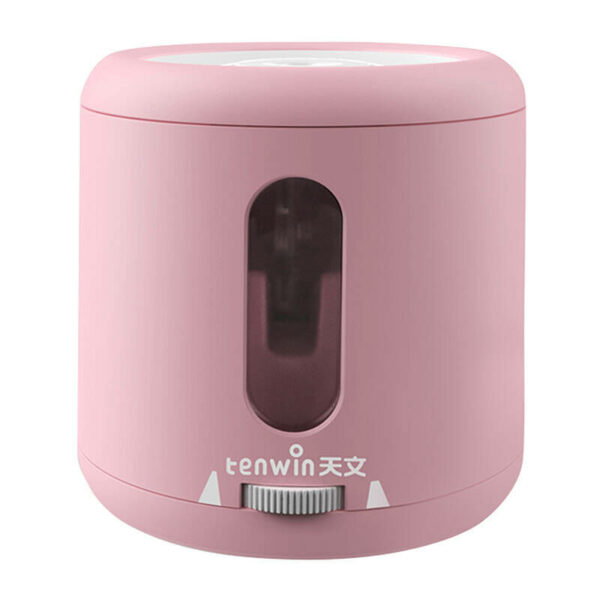 Tenwin 8035-4 akkumulátoros/USB elektromos hegyező tartályos (rózsaszín)