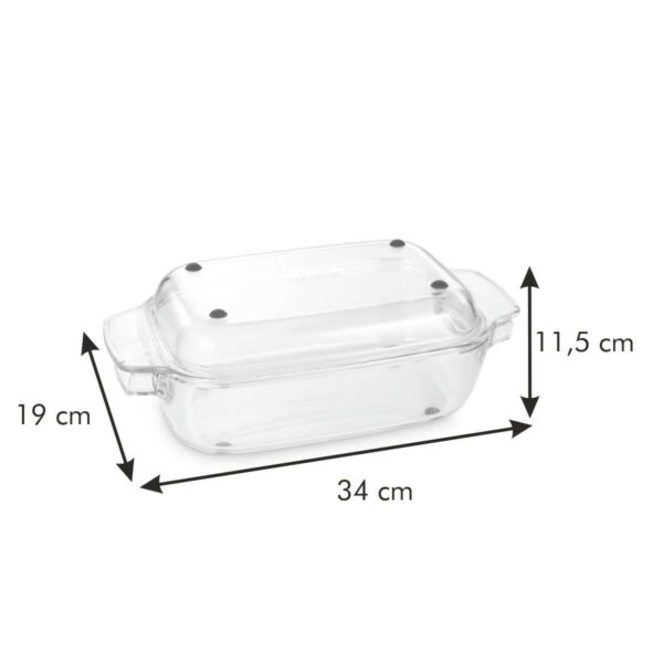 Tescoma GrandCHEF sütőedény fedővel 34 × 19 cm