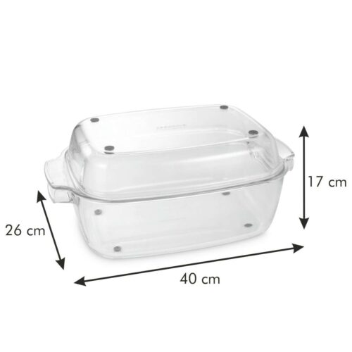 Tescoma GrandCHEF sütőedény fedővel 40 × 26 cm