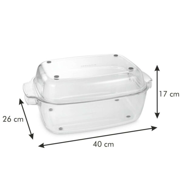 Tescoma GrandCHEF sütőedény fedővel 40 × 26 cm