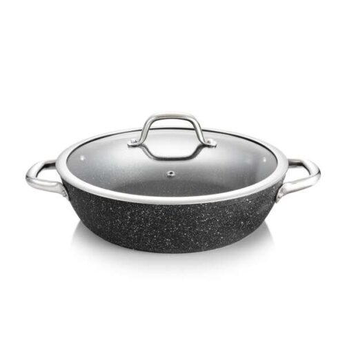 Tescoma PRESIDENT Stone Mély serpenyő fedővel ø 28 cm