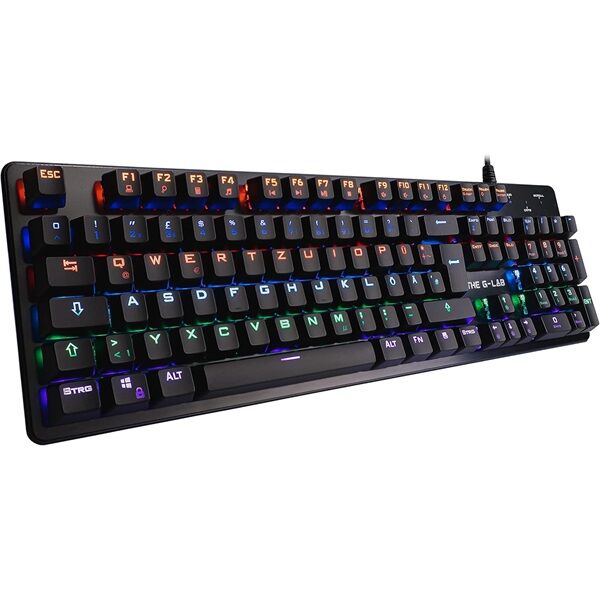 The G-Lab Gamer Billentyűzet KEYZ-CARBON-V3/INT  RGB LED  Mechani...