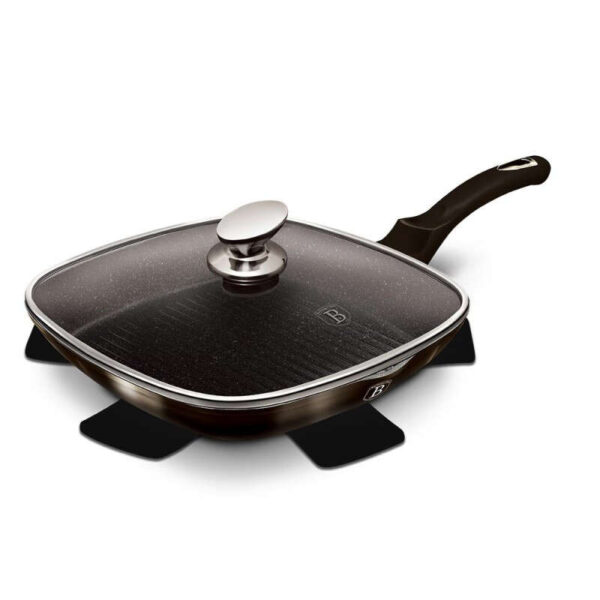 Tigaie grill cu capac