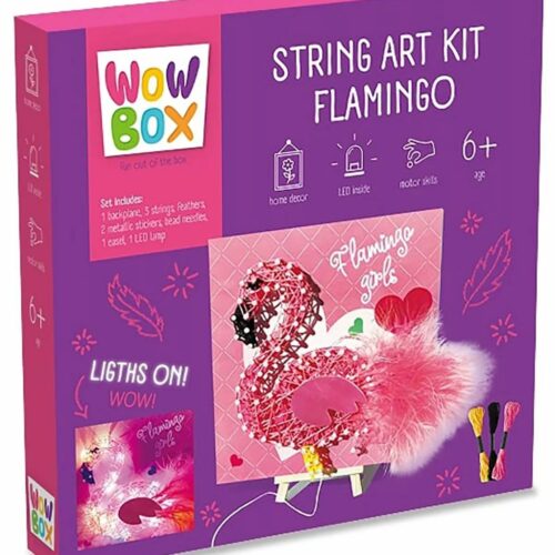 TM Toys Wow Box Világító csomózó képkészítő készlet - Flamingó