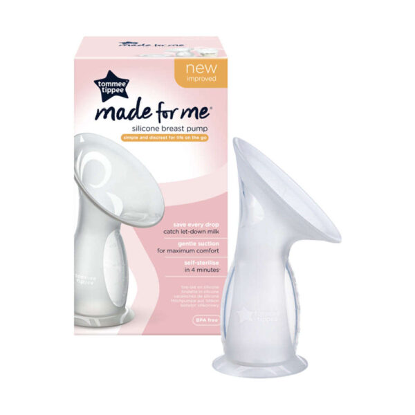 Tommee Tippee mellszívó kézi szilikon Made for me anyatejtárolóva...