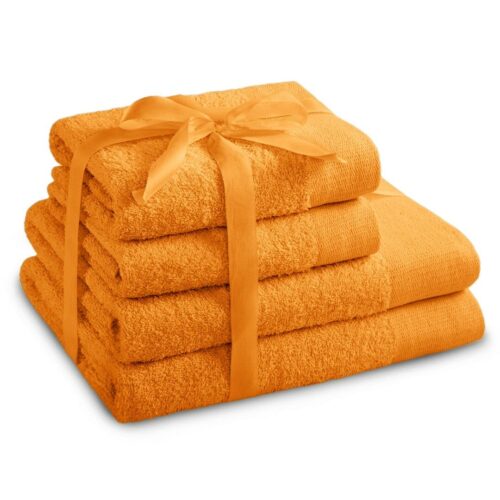 Törölköző AMARI - AMELIAHOME narancssárga 2*70x140+2*50x100 AmeliaHome